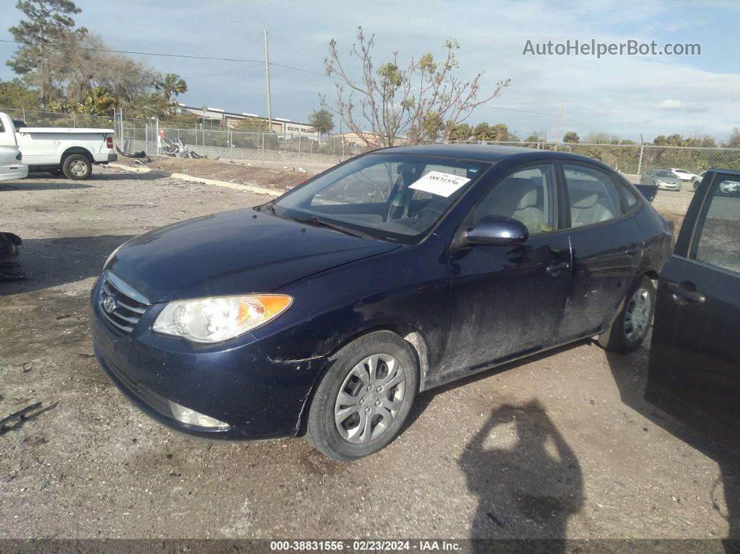 2010 Hyundai Elantra Gls Blue vin: KMHDU4AD9AU184908