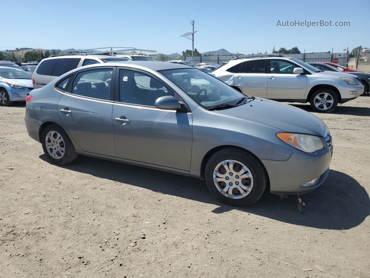 2010 Hyundai Elantra Blue Gray vin: KMHDU4AD9AU193933