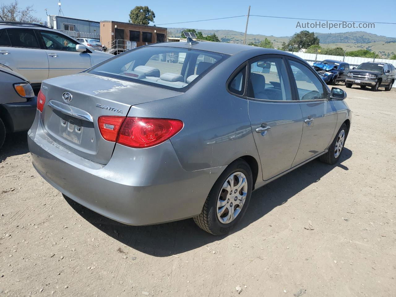 2010 Hyundai Elantra Blue Gray vin: KMHDU4AD9AU193933