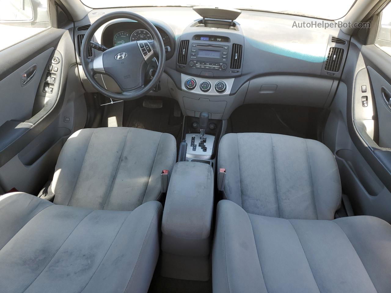 2010 Hyundai Elantra Blue Серый vin: KMHDU4AD9AU193933