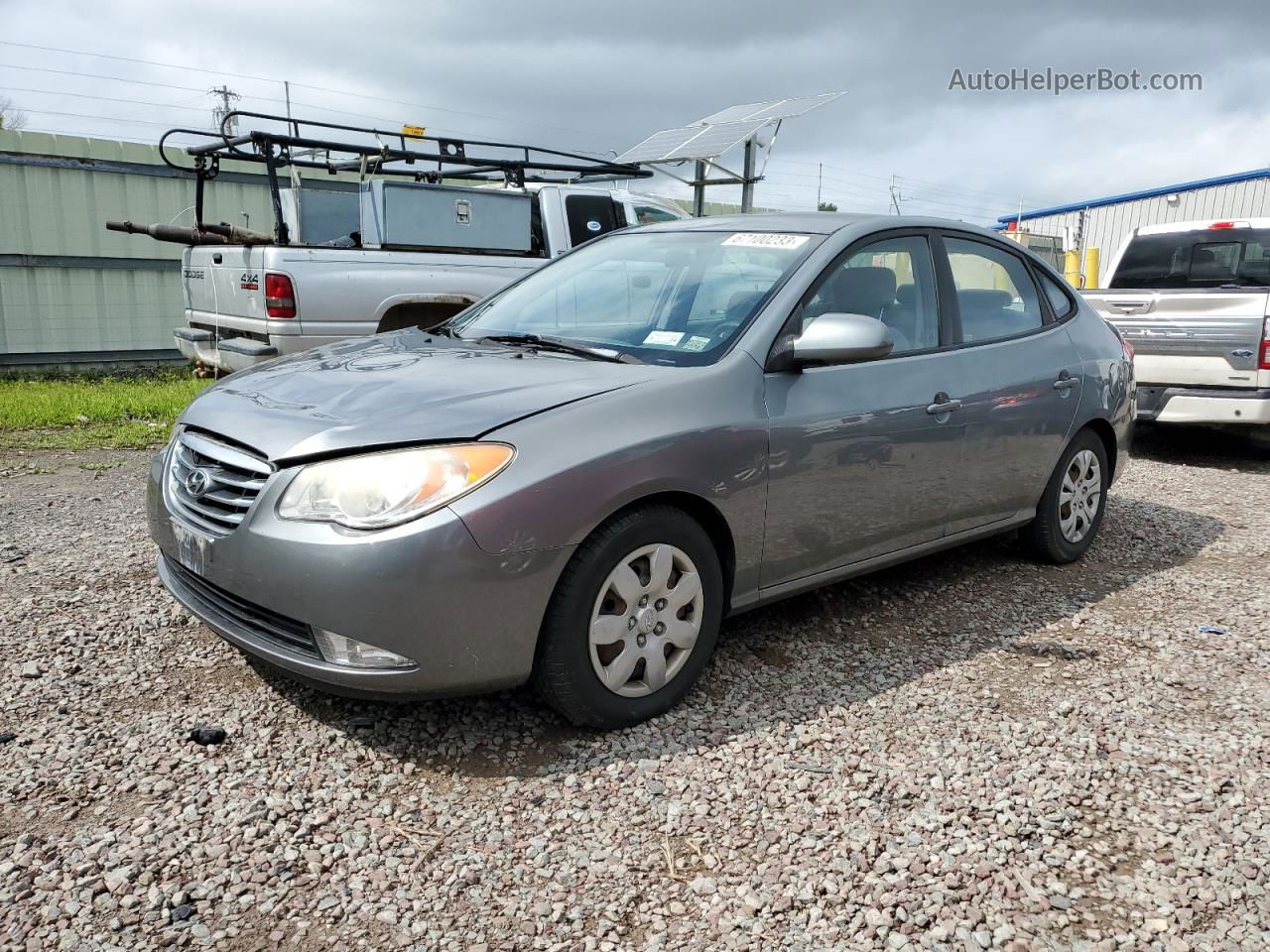 2010 Hyundai Elantra Blue Gray vin: KMHDU4AD9AU830593