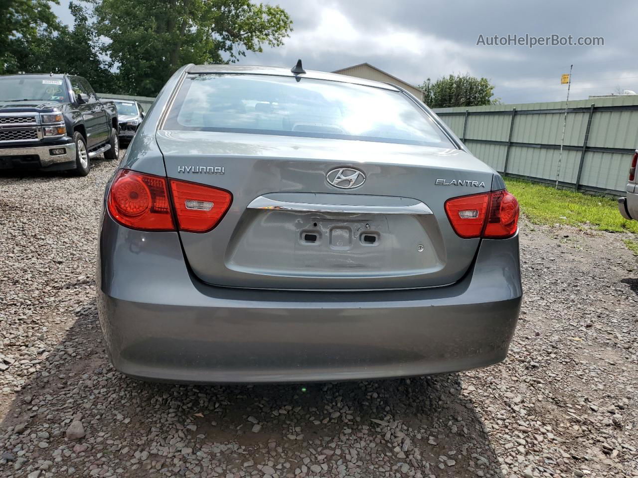 2010 Hyundai Elantra Blue Gray vin: KMHDU4AD9AU830593