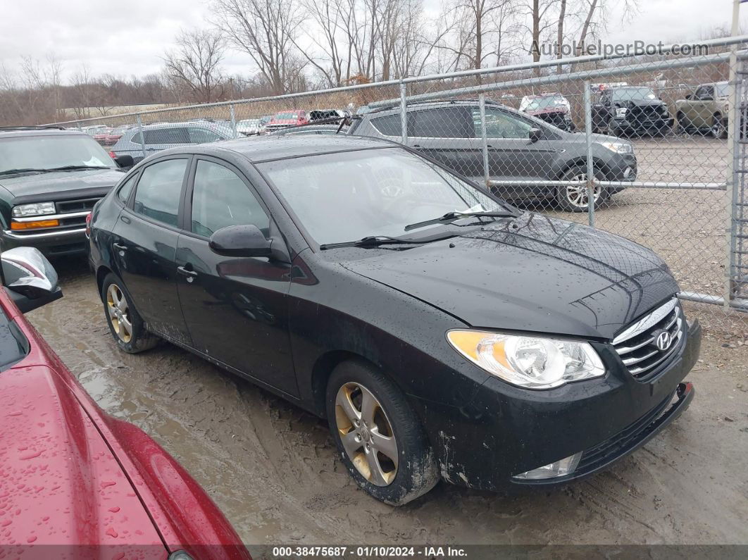 2010 Hyundai Elantra Se Black vin: KMHDU4AD9AU831811