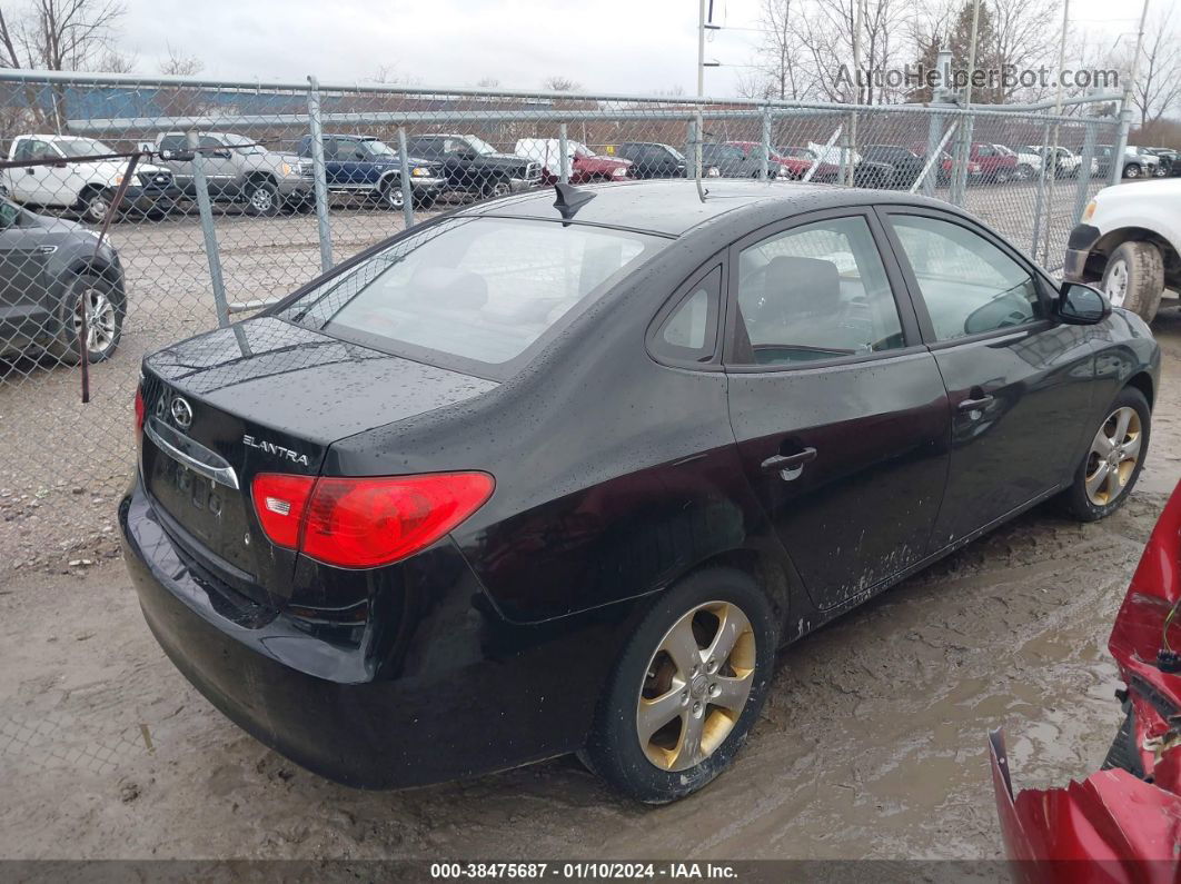 2010 Hyundai Elantra Se Черный vin: KMHDU4AD9AU831811