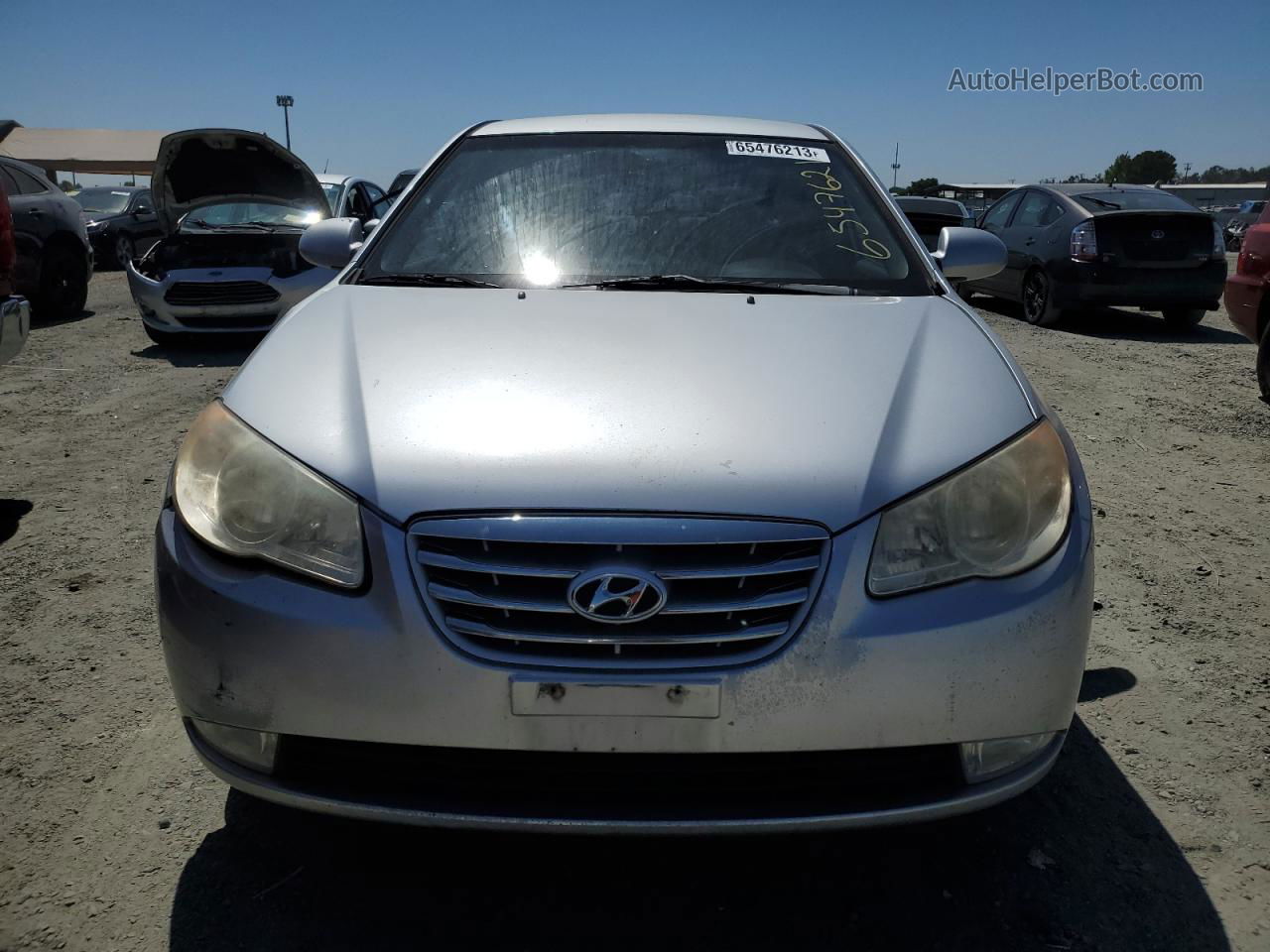 2010 Hyundai Elantra Blue Silver vin: KMHDU4AD9AU835549