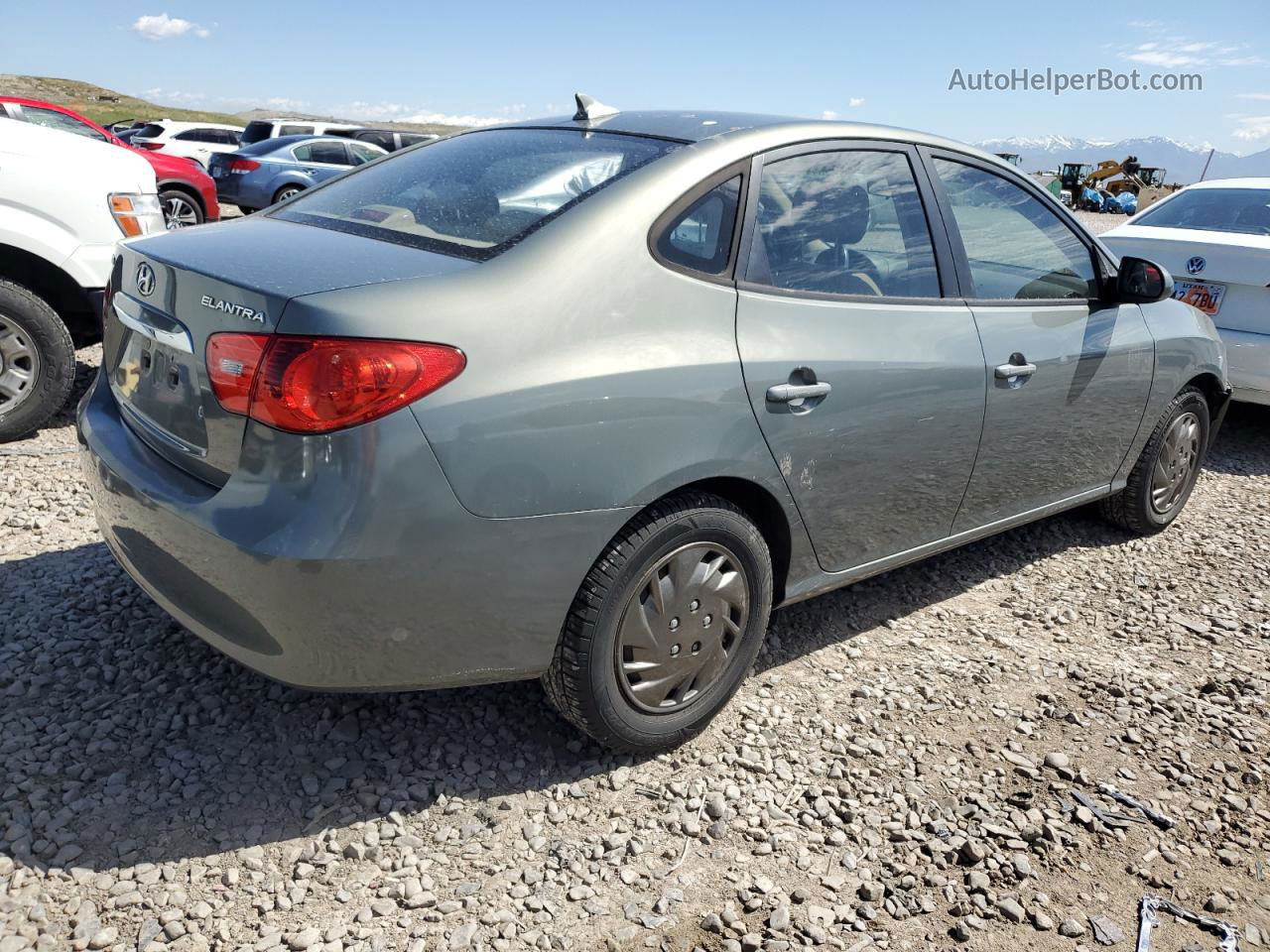 2010 Hyundai Elantra Blue Teal vin: KMHDU4AD9AU836507