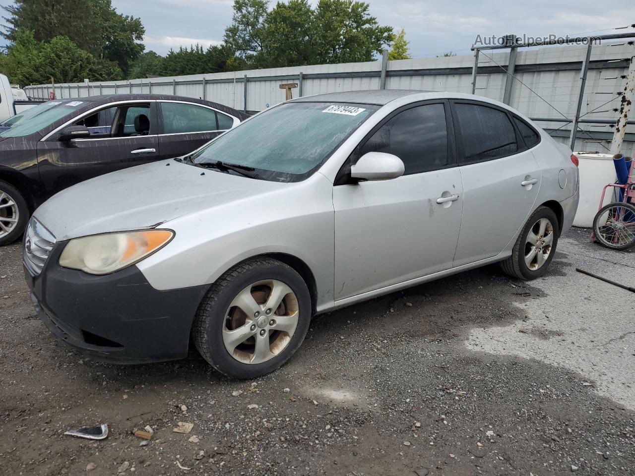 2010 Hyundai Elantra Blue Gray vin: KMHDU4AD9AU855574