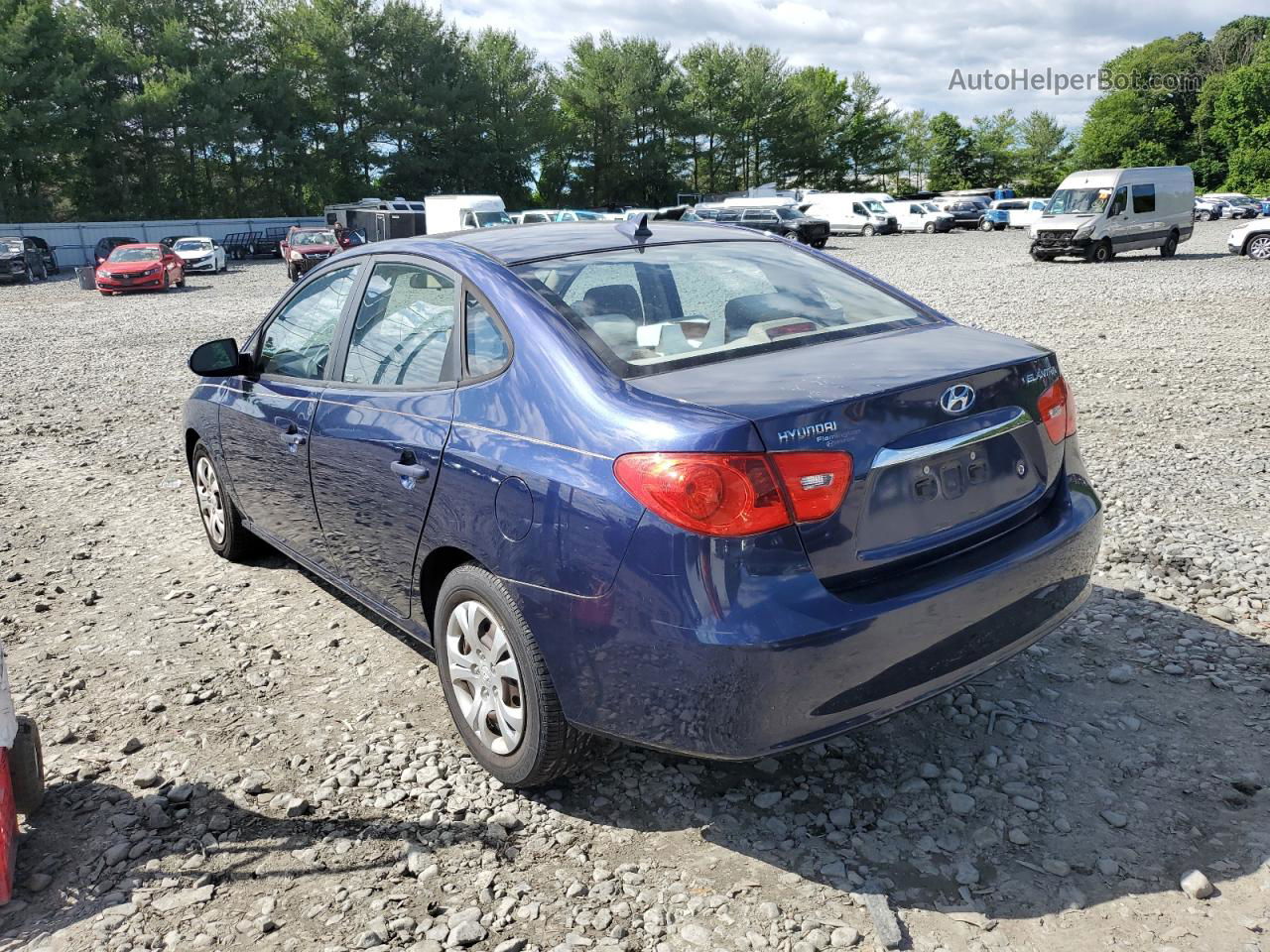 2010 Hyundai Elantra Blue Blue vin: KMHDU4AD9AU858801