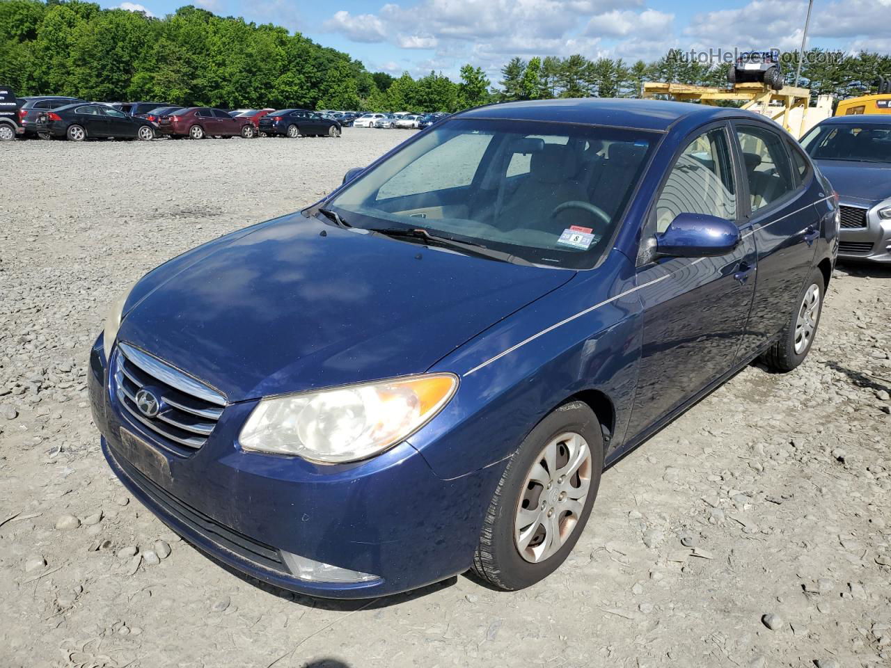 2010 Hyundai Elantra Blue Blue vin: KMHDU4AD9AU858801