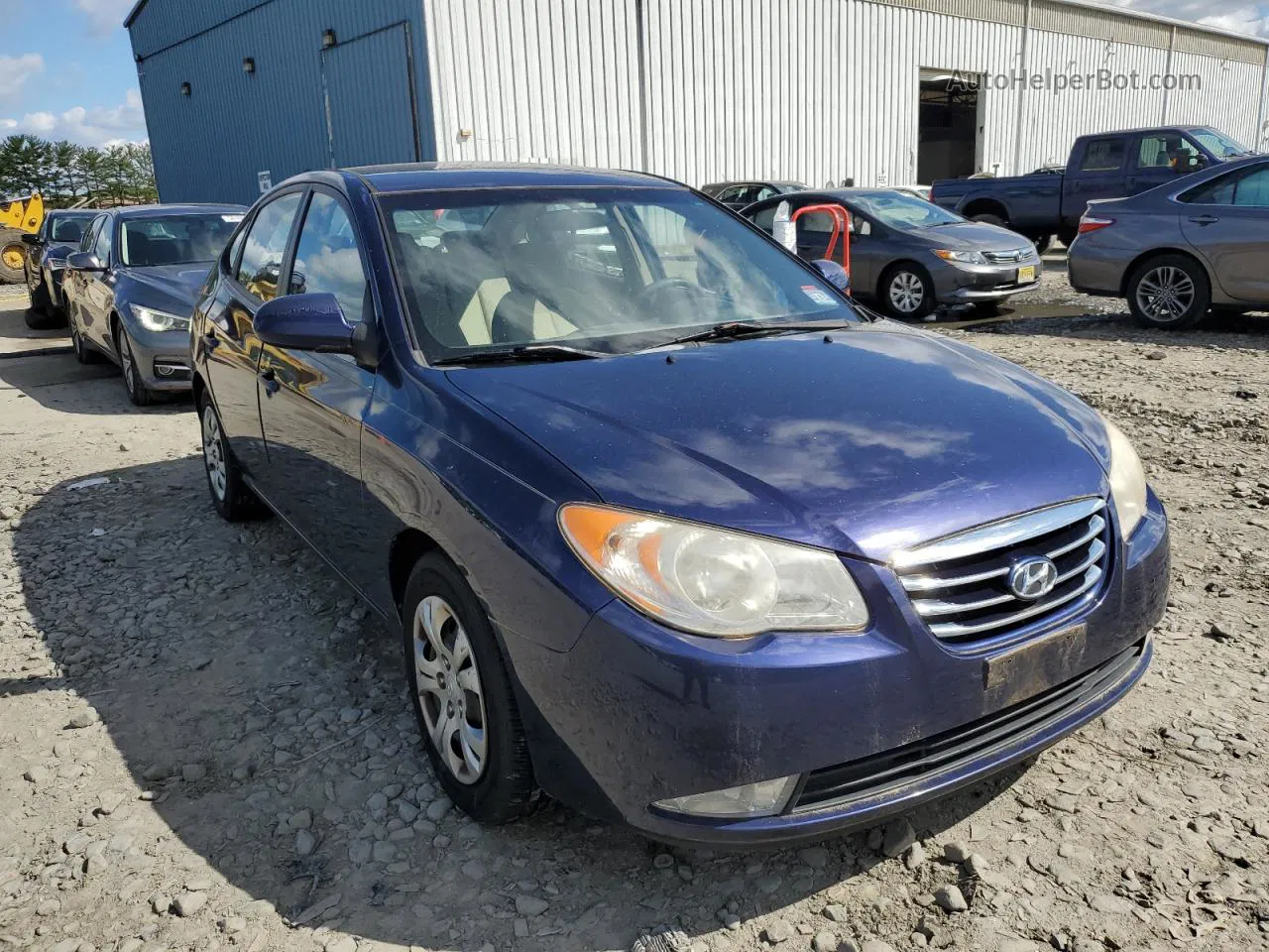 2010 Hyundai Elantra Blue Blue vin: KMHDU4AD9AU858801