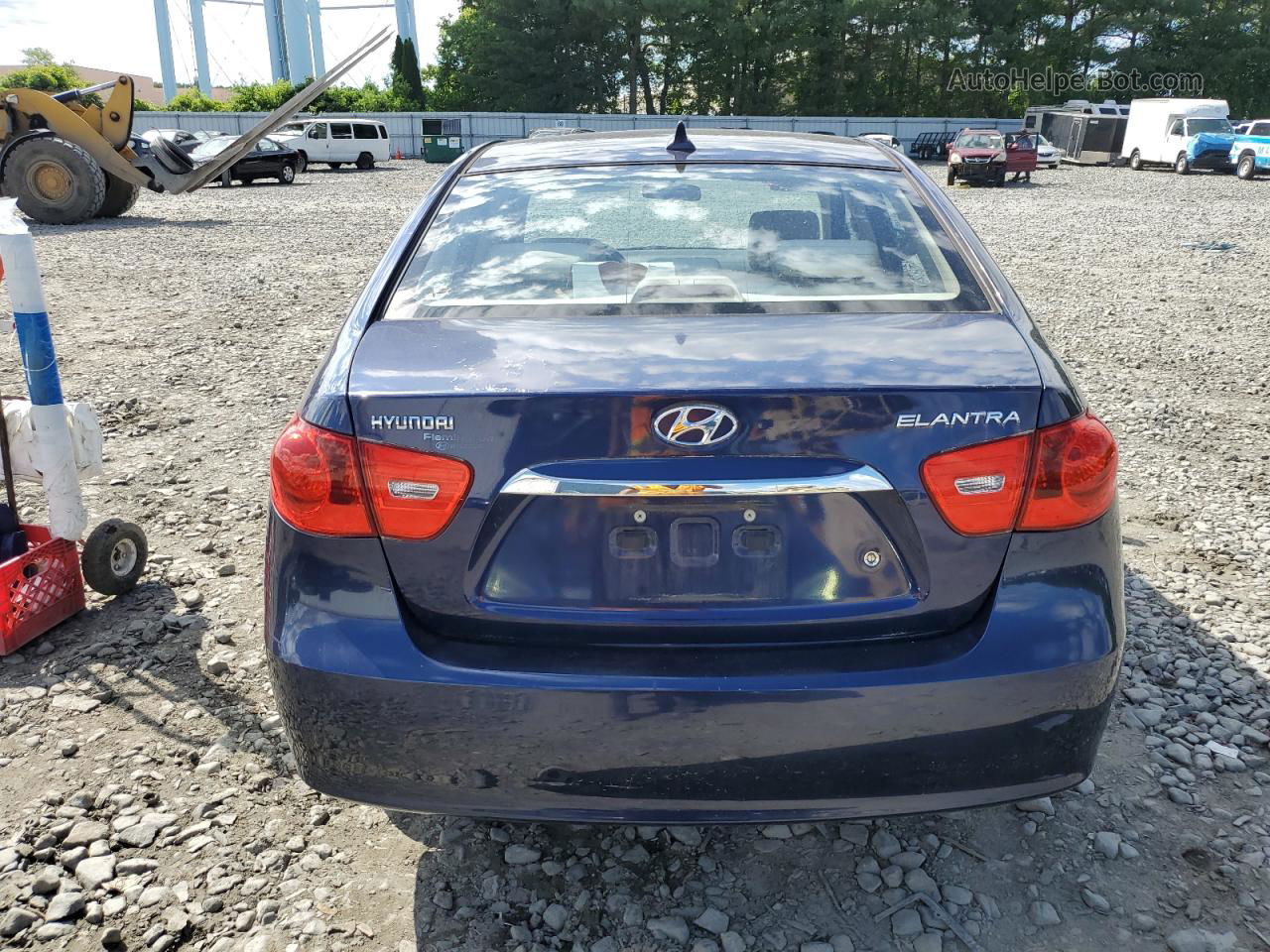 2010 Hyundai Elantra Blue Blue vin: KMHDU4AD9AU858801