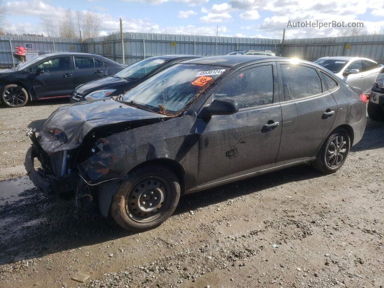 2010 Hyundai Elantra Blue Black vin: KMHDU4AD9AU863173