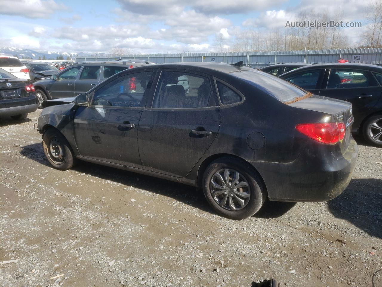 2010 Hyundai Elantra Blue Black vin: KMHDU4AD9AU863173