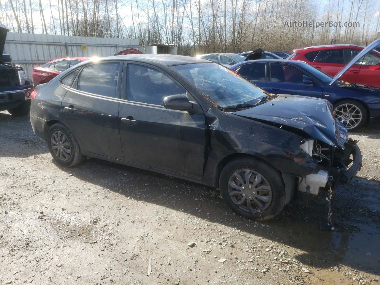 2010 Hyundai Elantra Blue Black vin: KMHDU4AD9AU863173