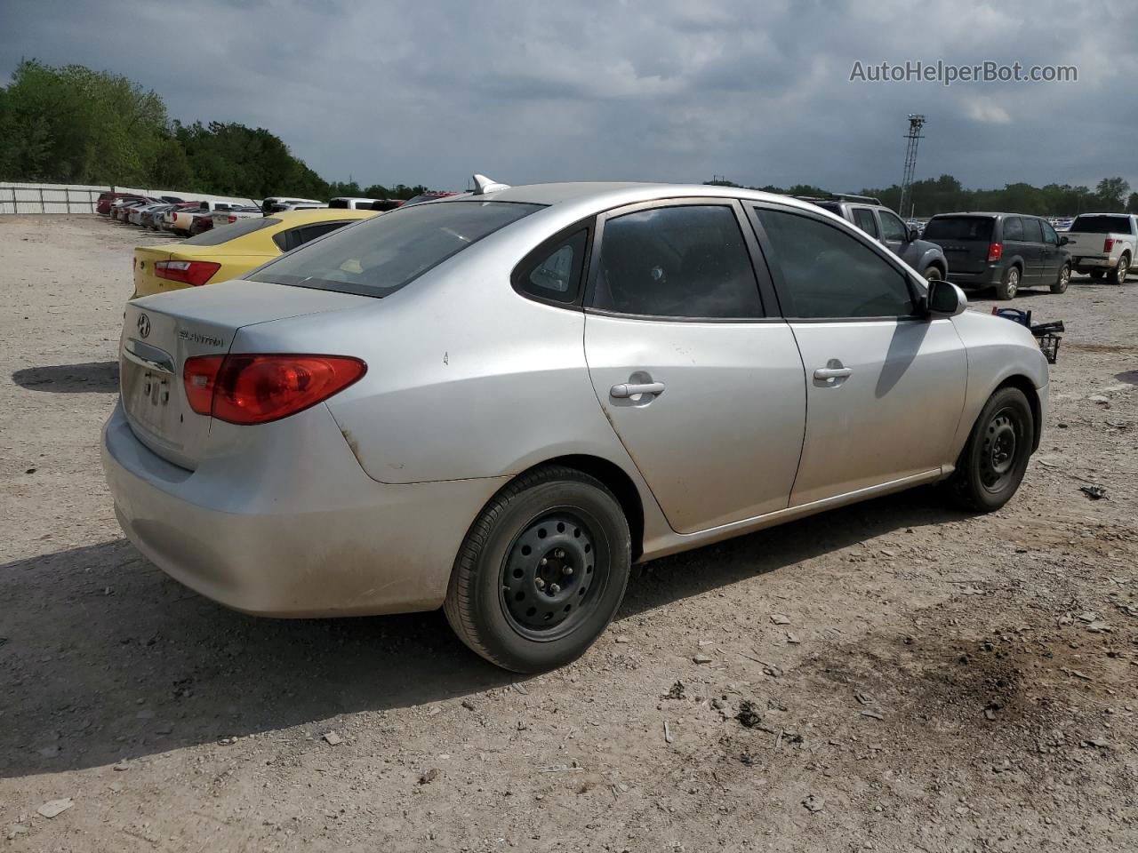 2010 Hyundai Elantra Blue Серебряный vin: KMHDU4AD9AU905583