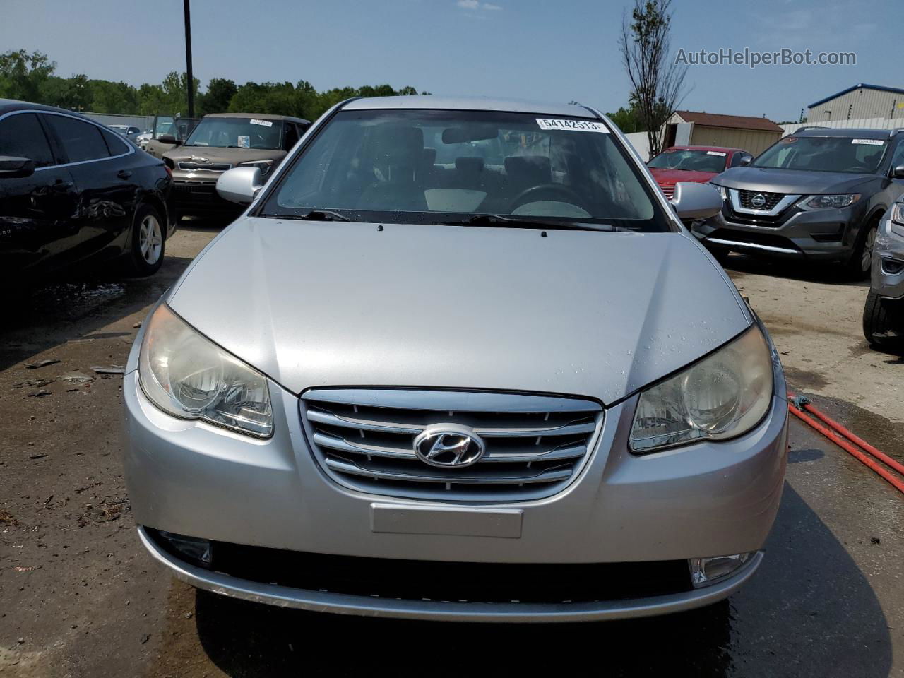 2010 Hyundai Elantra Blue Silver vin: KMHDU4AD9AU905759