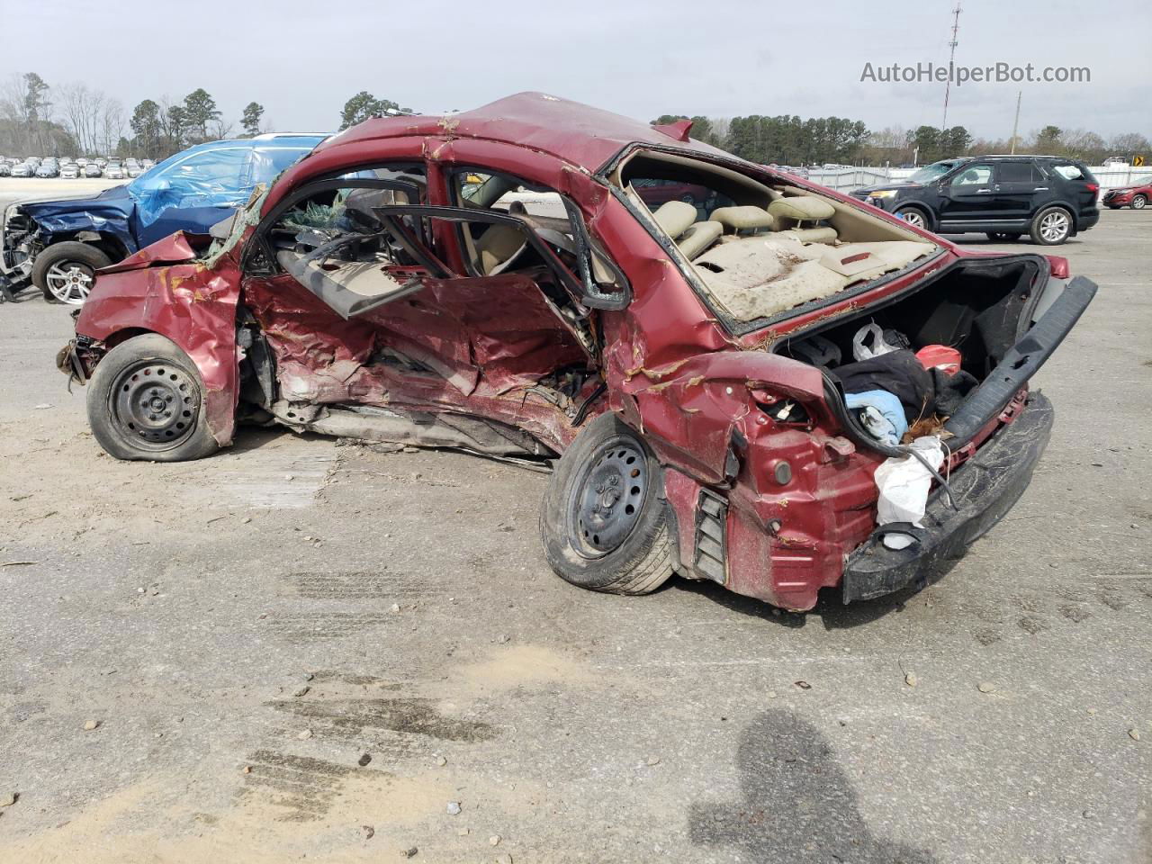 2010 Hyundai Elantra Blue Red vin: KMHDU4ADXAU047699