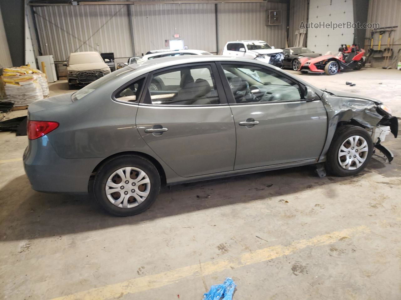 2010 Hyundai Elantra Blue Gray vin: KMHDU4ADXAU130050