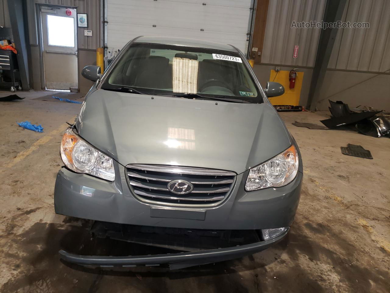 2010 Hyundai Elantra Blue Gray vin: KMHDU4ADXAU130050