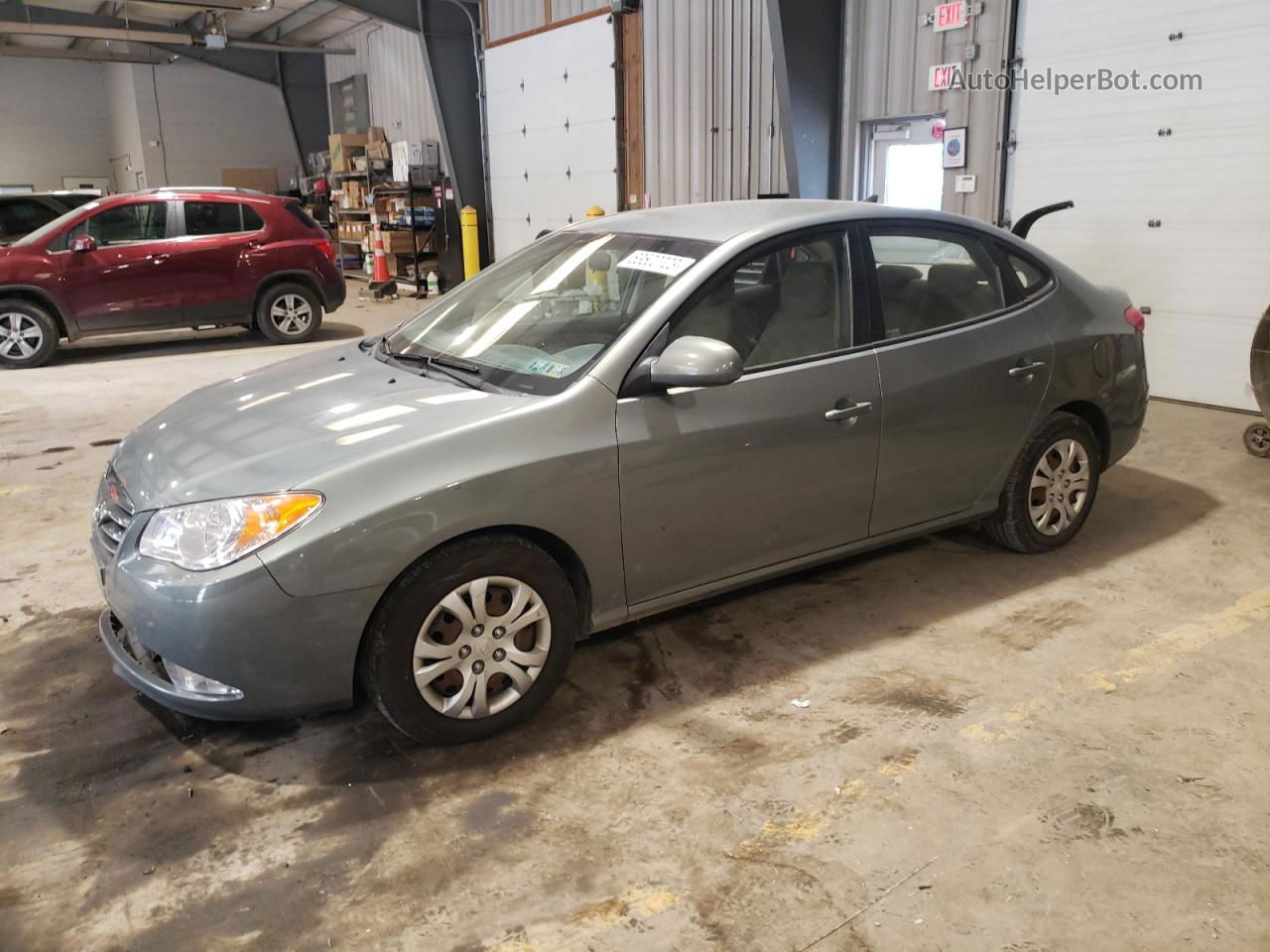 2010 Hyundai Elantra Blue Gray vin: KMHDU4ADXAU130050