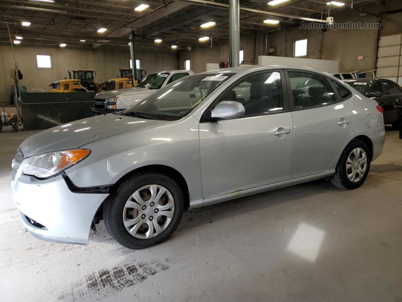 2010 Hyundai Elantra Blue Silver vin: KMHDU4ADXAU164957