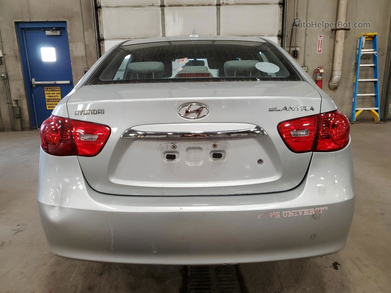 2010 Hyundai Elantra Blue Silver vin: KMHDU4ADXAU164957