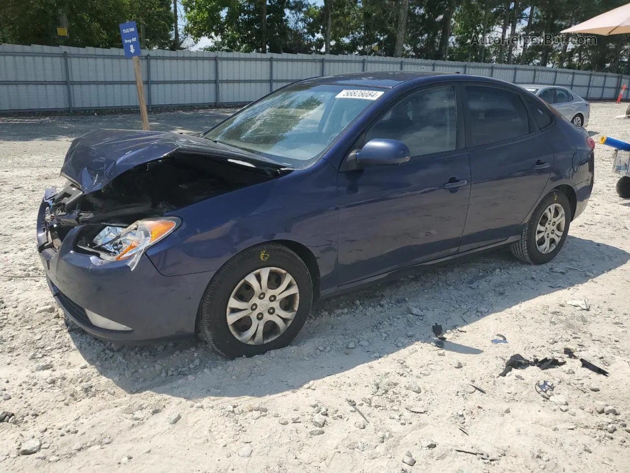 2010 Hyundai Elantra Blue Blue vin: KMHDU4ADXAU189051