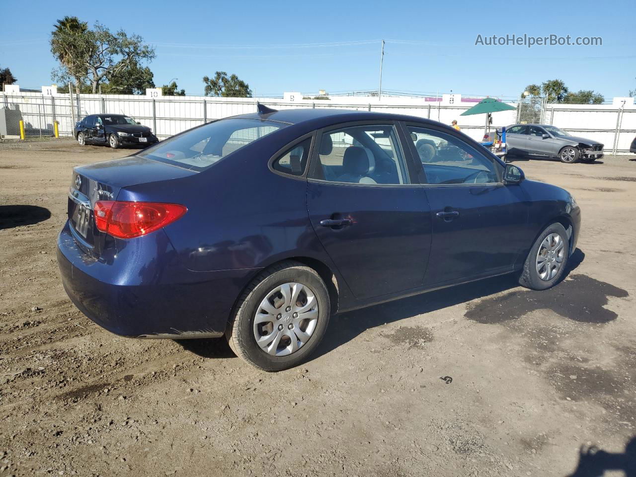 2010 Hyundai Elantra Blue Blue vin: KMHDU4ADXAU191480