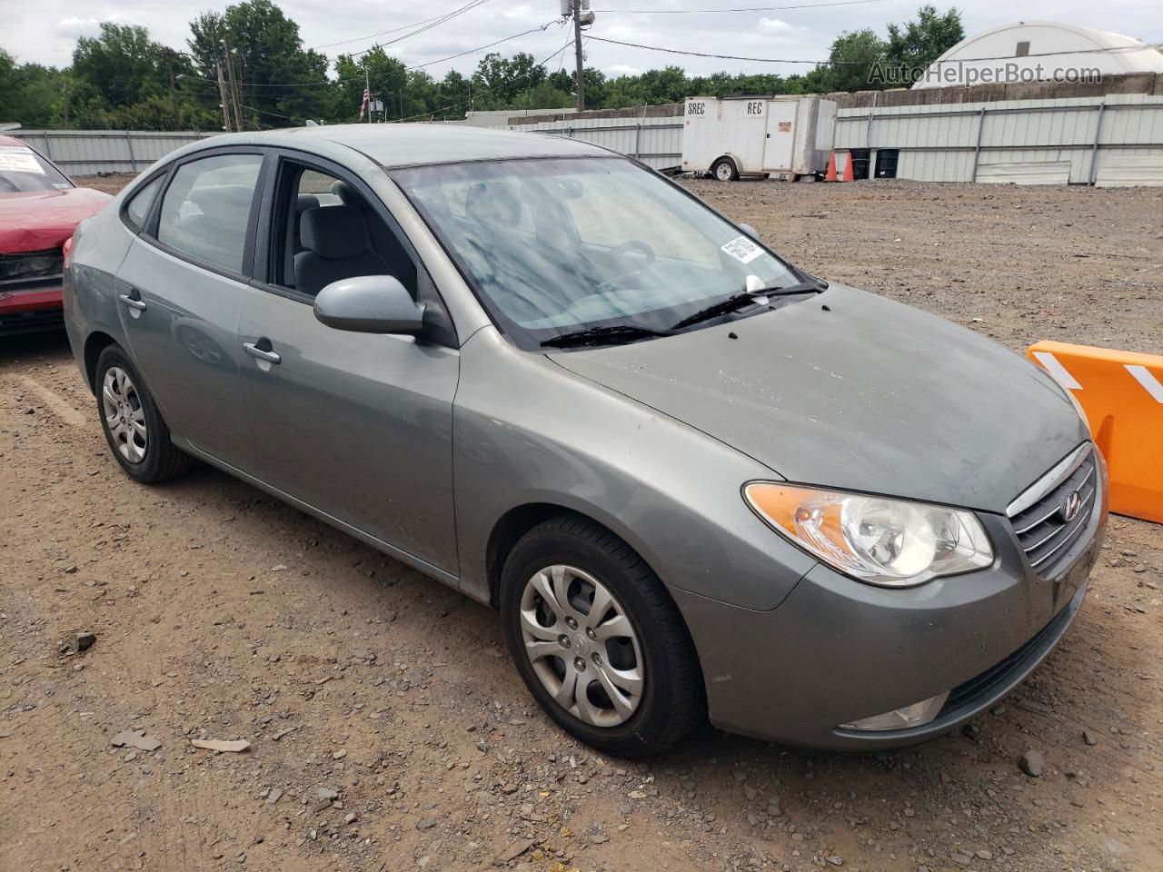 2010 Hyundai Elantra Blue Серый vin: KMHDU4ADXAU839660