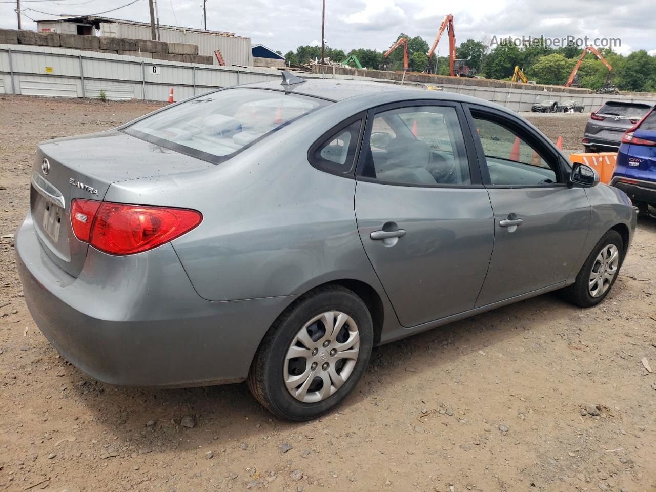 2010 Hyundai Elantra Blue Серый vin: KMHDU4ADXAU839660