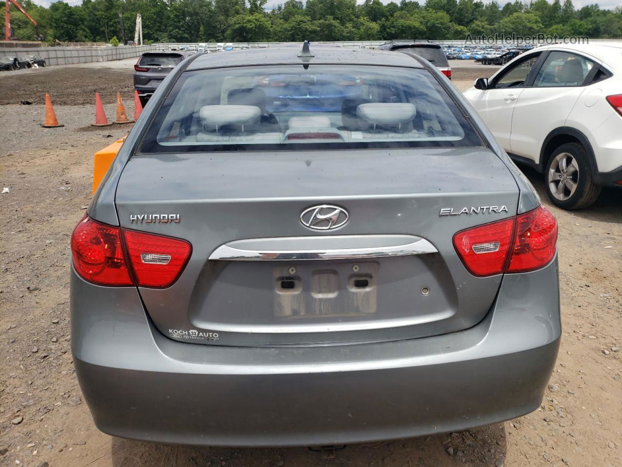 2010 Hyundai Elantra Blue Gray vin: KMHDU4ADXAU839660