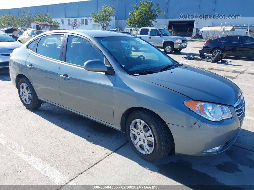 2010 Hyundai Elantra Gls Silver vin: KMHDU4ADXAU840050