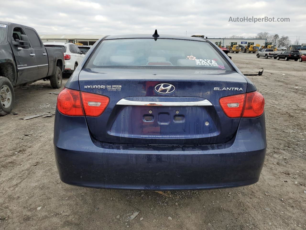 2010 Hyundai Elantra Blue Синий vin: KMHDU4ADXAU874893