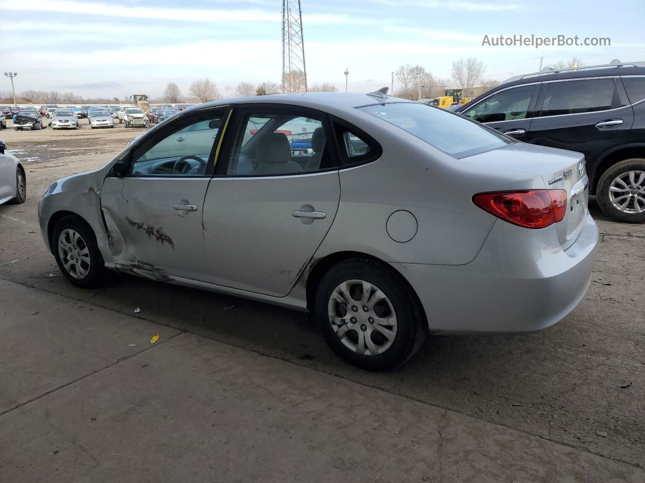 2010 Hyundai Elantra Blue Silver vin: KMHDU4ADXAU901980