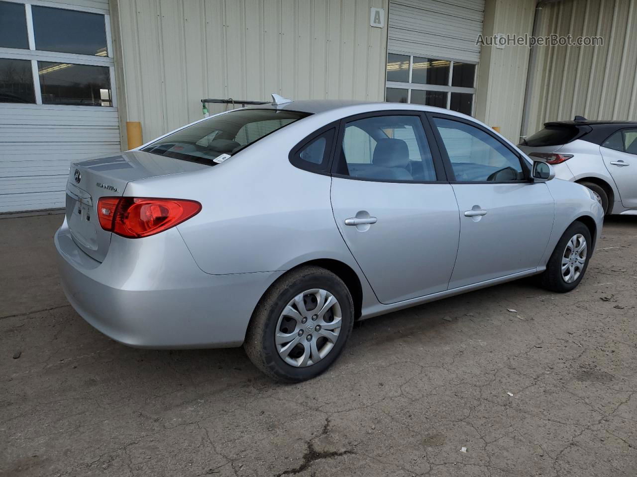 2010 Hyundai Elantra Blue Silver vin: KMHDU4ADXAU901980