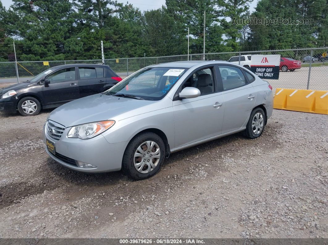 2010 Hyundai Elantra Gls Silver vin: KMHDU4ADXAU927026