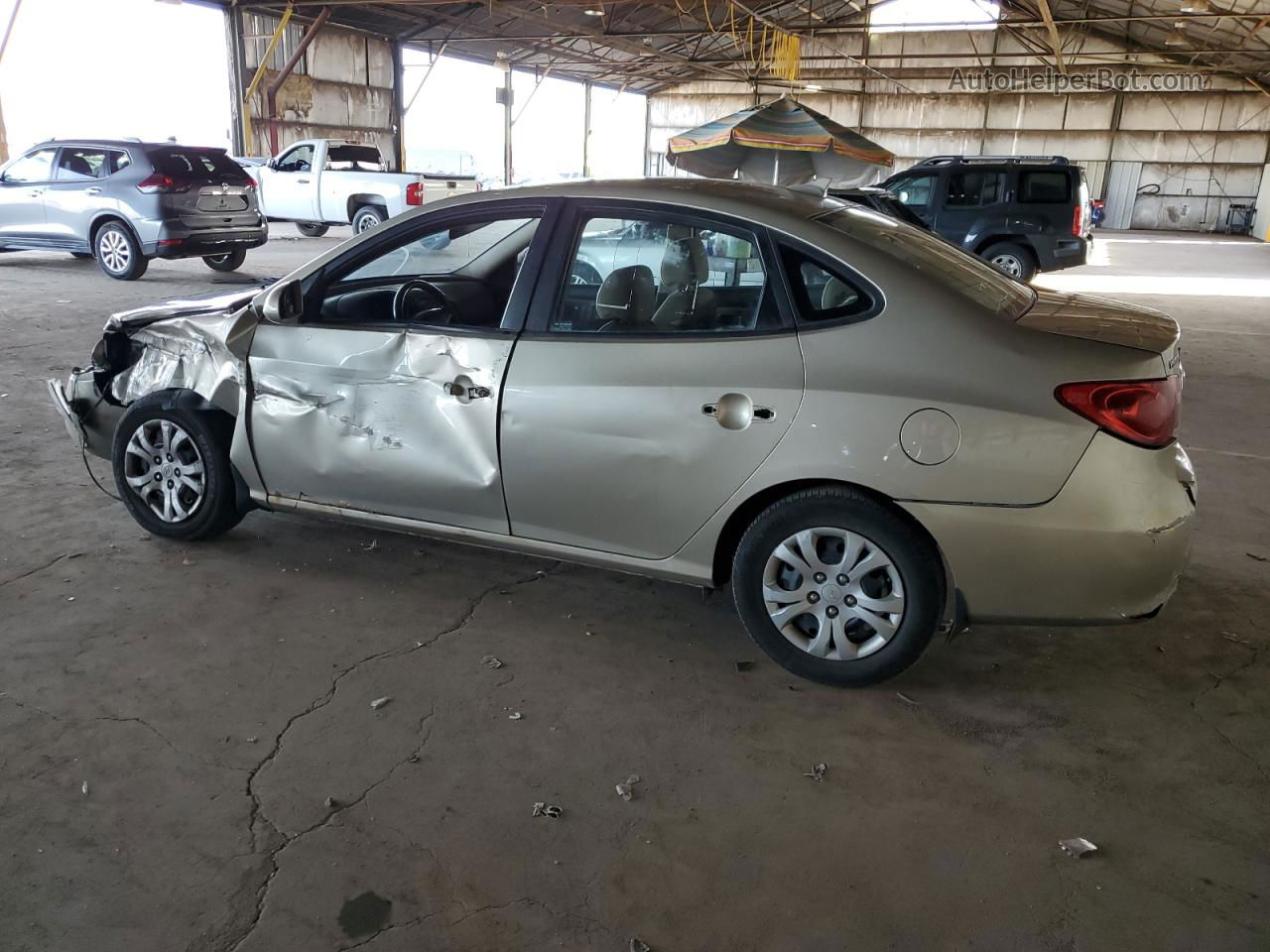 2010 Hyundai Elantra Blue Tan vin: KMHDU4ADXAU946711