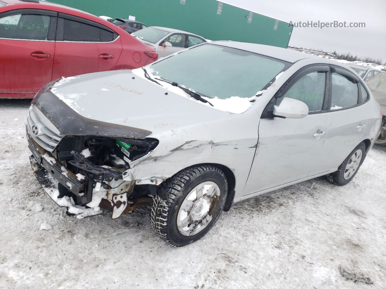 2010 Hyundai Elantra Blue Серебряный vin: KMHDU4BD7AU005957