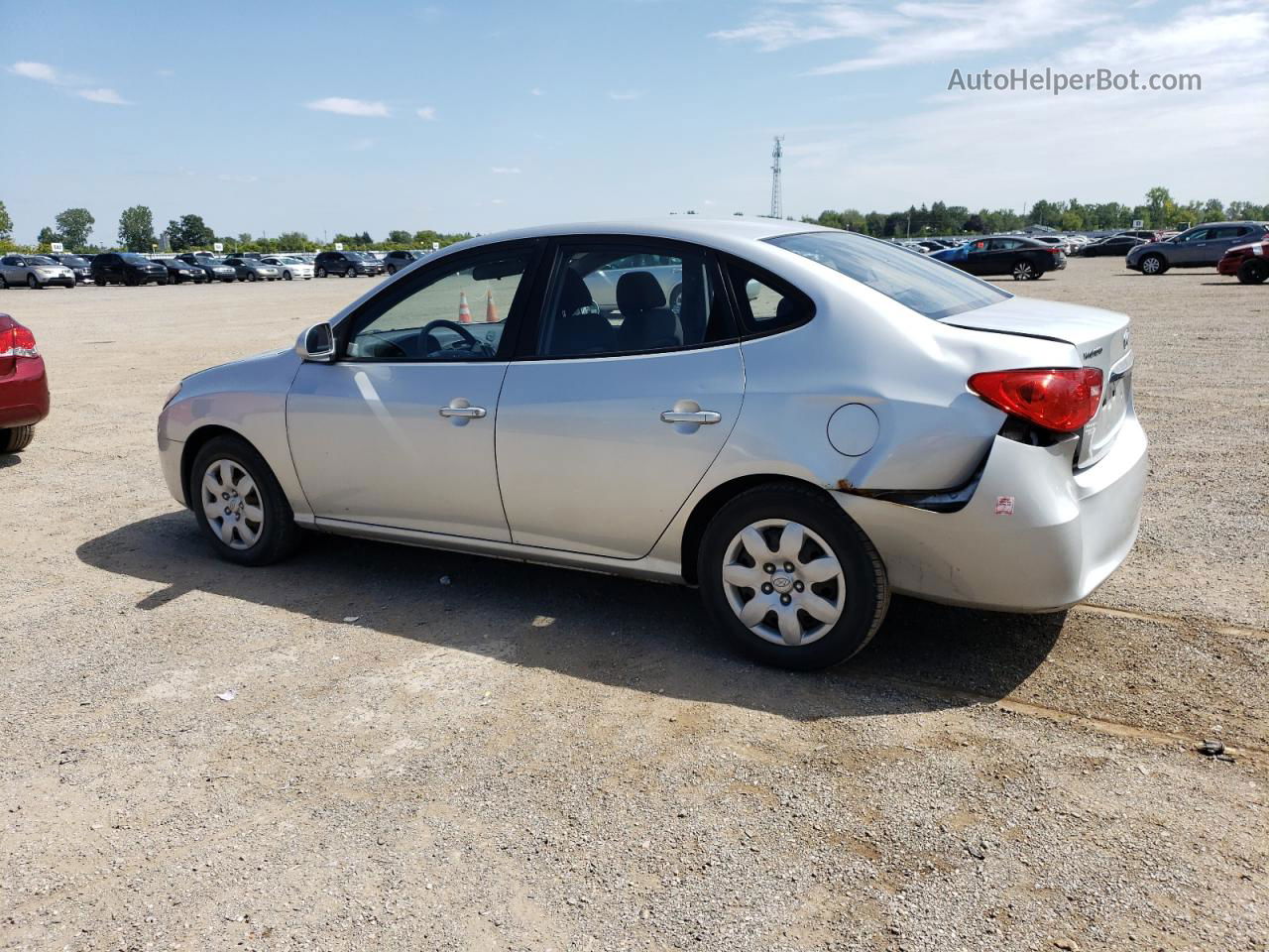 2010 Hyundai Elantra Blue Серебряный vin: KMHDU4BDXAU094150