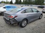 2017 Hyundai Sonata Hybrid Gray vin: KMHE24L1XHA044455