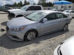 2017 Hyundai Sonata Hybrid Gray vin: KMHE24L1XHA044455