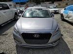 2017 Hyundai Sonata Hybrid Gray vin: KMHE24L1XHA044455