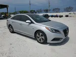 2017 Hyundai Sonata Hybrid Серебряный vin: KMHE34L11HA054823