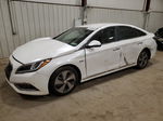 2017 Hyundai Sonata Hybrid White vin: KMHE34L14HA044836