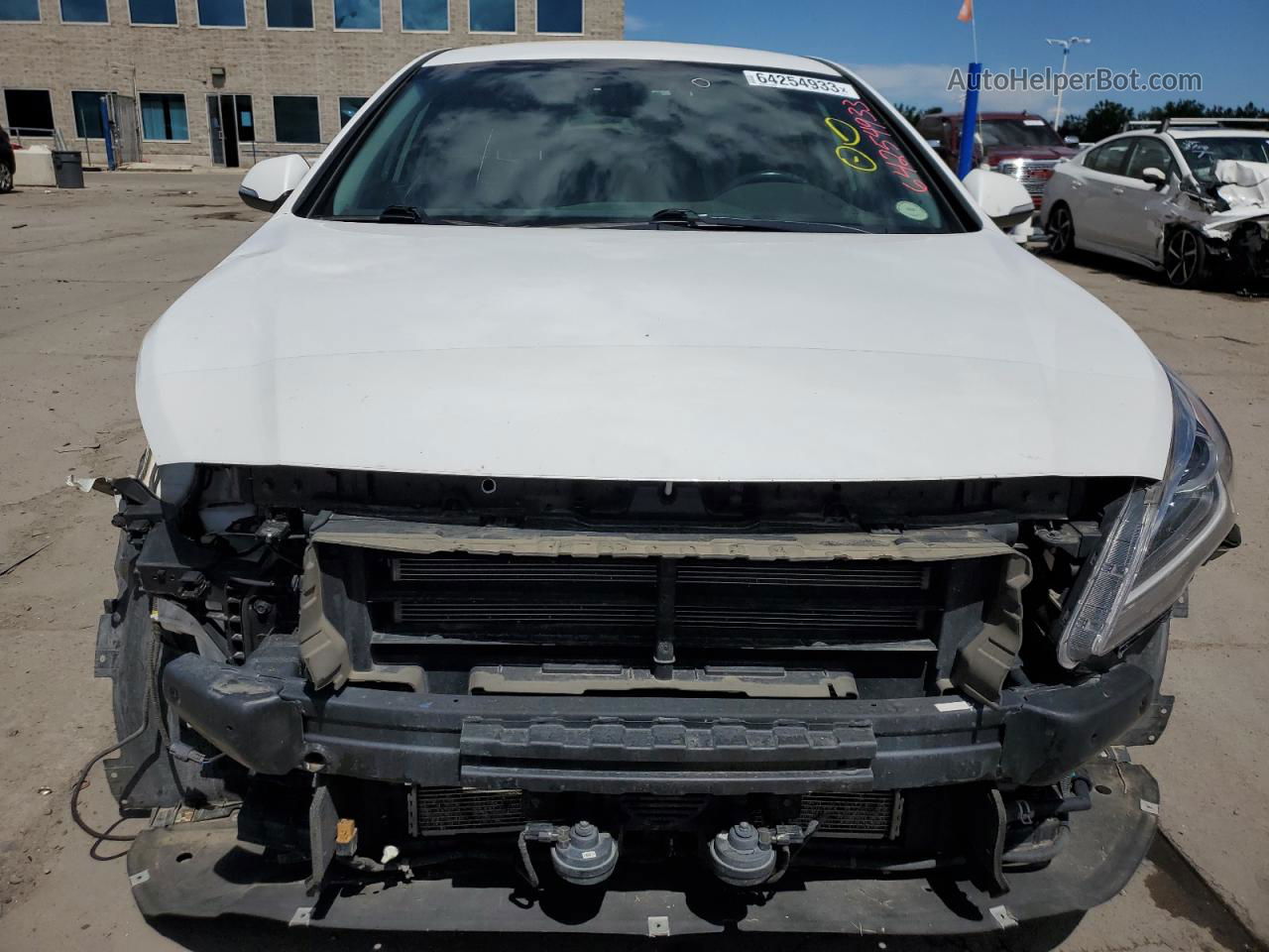 2017 Hyundai Sonata Hybrid White vin: KMHE34L34HA066787