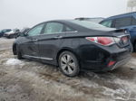 2012 Hyundai Sonata Hybrid Black vin: KMHEC4A40CA019681