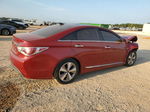 2012 Hyundai Sonata Hybrid Красный vin: KMHEC4A43CA046552