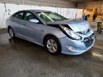 2013 Hyundai Sonata Hybrid Синий vin: KMHEC4A43DA086096