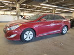 2013 Hyundai Sonata Hybrid Red vin: KMHEC4A44DA070098