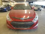 2013 Hyundai Sonata Hybrid Red vin: KMHEC4A44DA070098